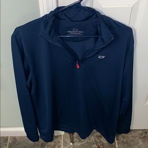 Vineyard Vines Performance 1/4 Zip - Sz S - Blue